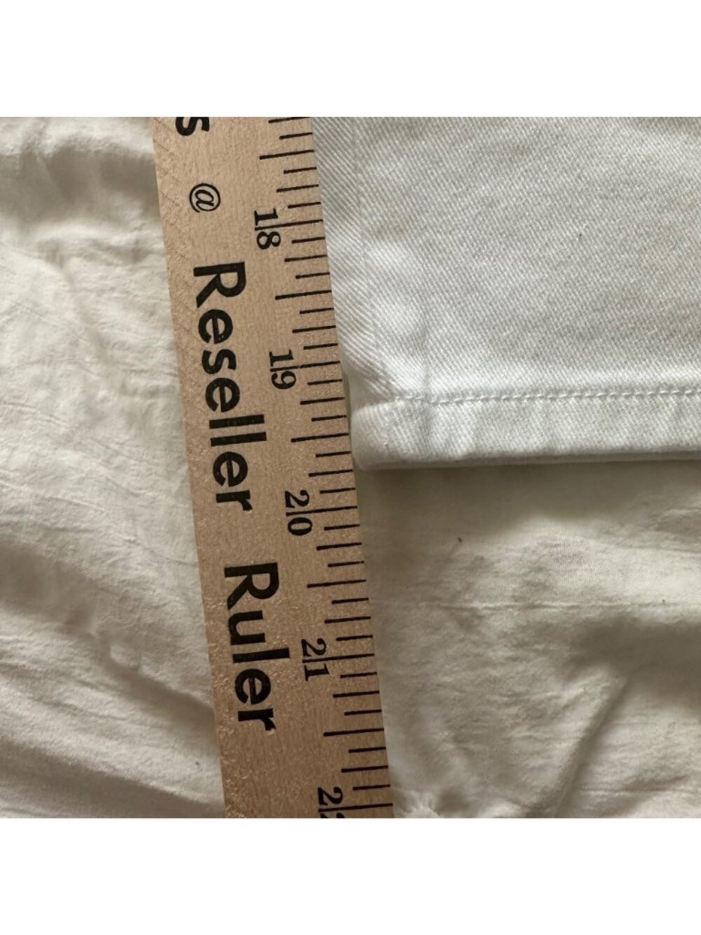 NWT Gloria Vanderbilt Womens Amanda Capri Pants White SZ14 Coastal Travel Resort - Picture 13 of 13